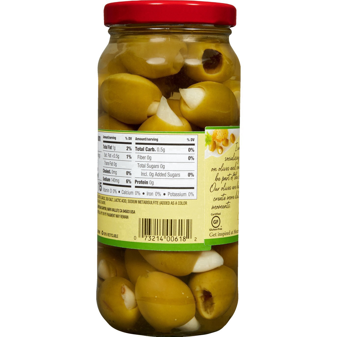 slide 10 of 46, Mezzetta Garlic Stuffed Olives, 10 oz Dr. Wt., 10 oz