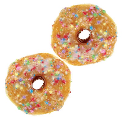 slide 1 of 1, H-E-B Birthday Cake Glazed Donut, 1 ct