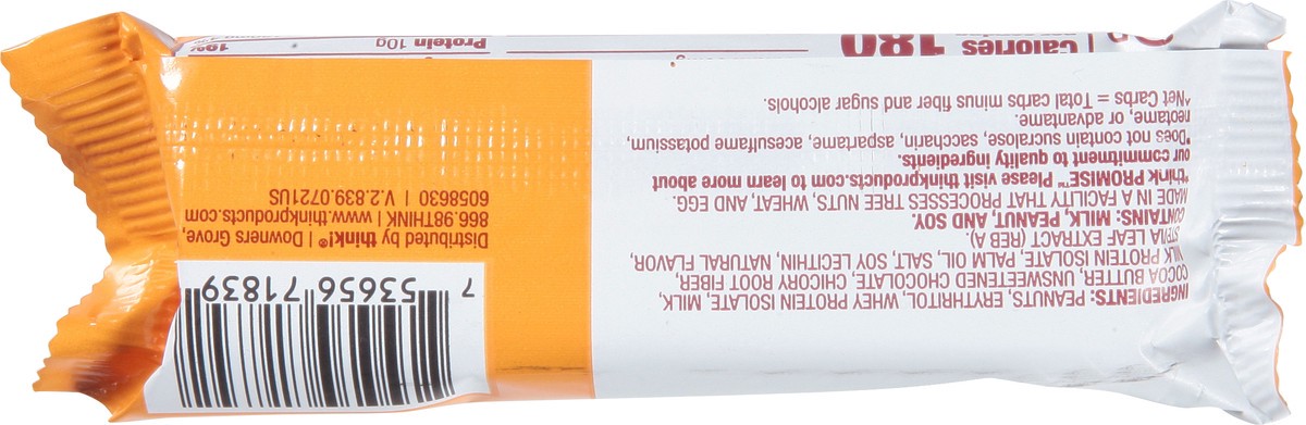 slide 2 of 9, think! Delight Chocolate Peanut Butter Pie Protein Bar 1.41 oz, 1.41 oz