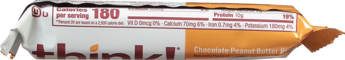 slide 6 of 9, think! Delight Chocolate Peanut Butter Pie Protein Bar 1.41 oz, 1.41 oz