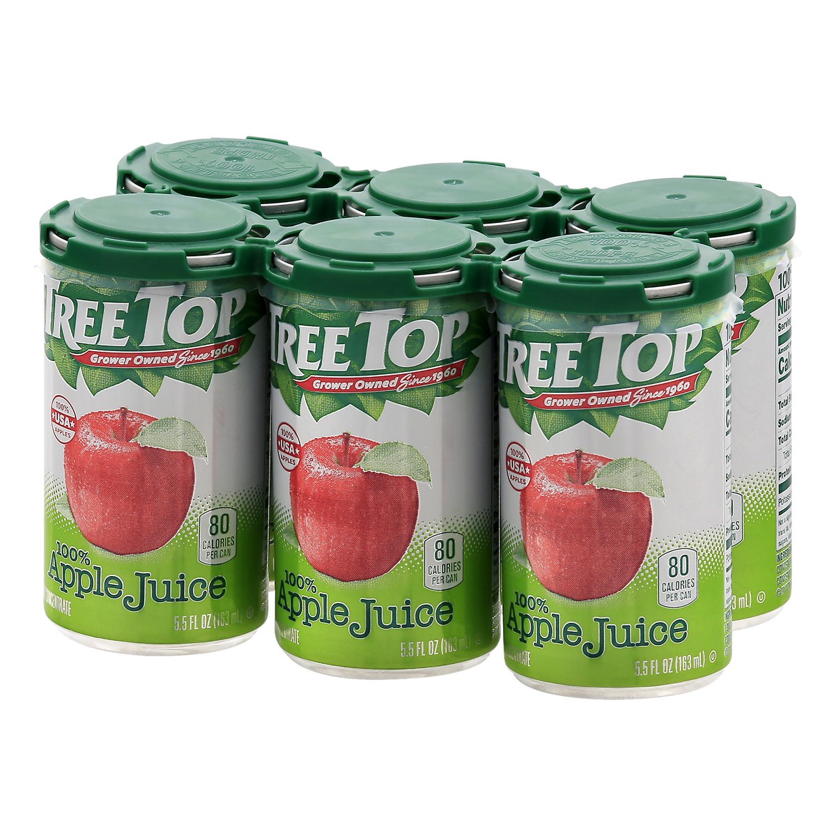 slide 10 of 13, Tree Top Apple 100% Juice - 6 ct, 6 ct; 5.5 fl oz