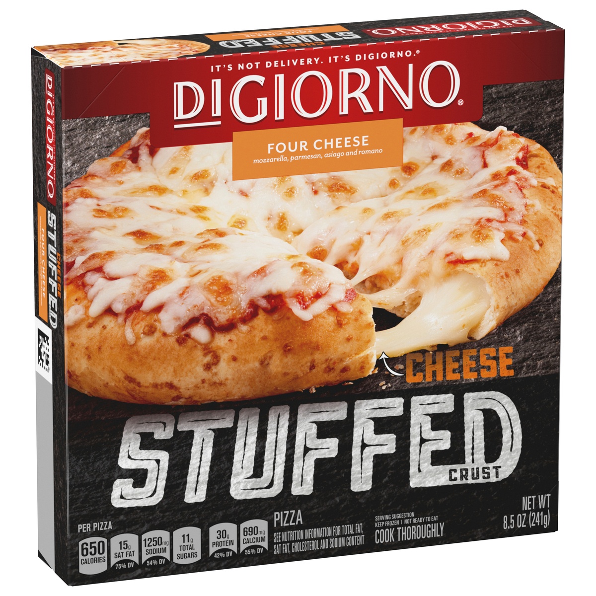slide 2 of 11, DIGIORNO Frozen Four Cheese Personal Pizza on a Stuffed Crust, 8.5 oz