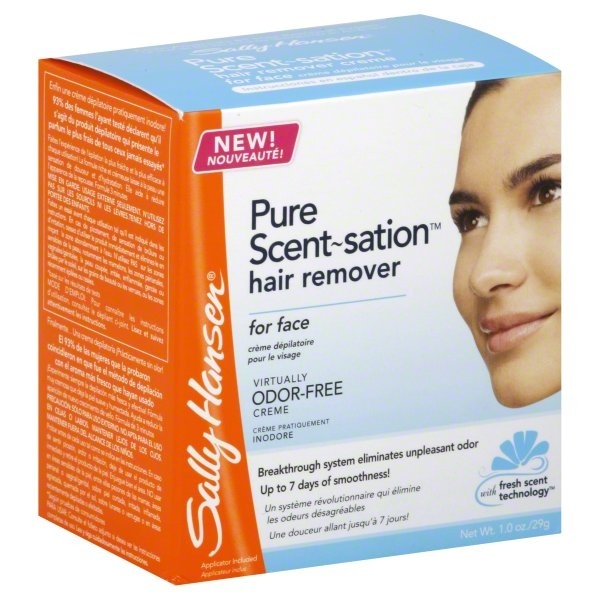 slide 1 of 1, Sally Hansen Pure Scent-sation Odor Free Face Hair Remover Creme, 1 oz