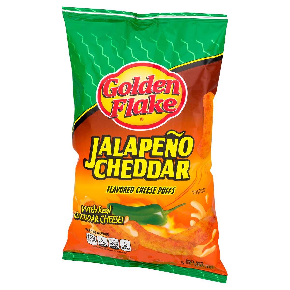 slide 7 of 9, Golden Flake Jalapeno Popper Puffs, 5 oz