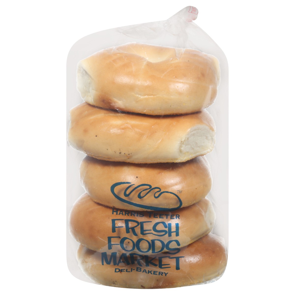 slide 1 of 4, Fresh Foods Market Plain Bagels 5 ea, 5 ct