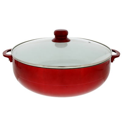 slide 1 of 1, chefstyle Ceramic Nonstick 9 Quart Cauldron with Glass Lid, 1 ct