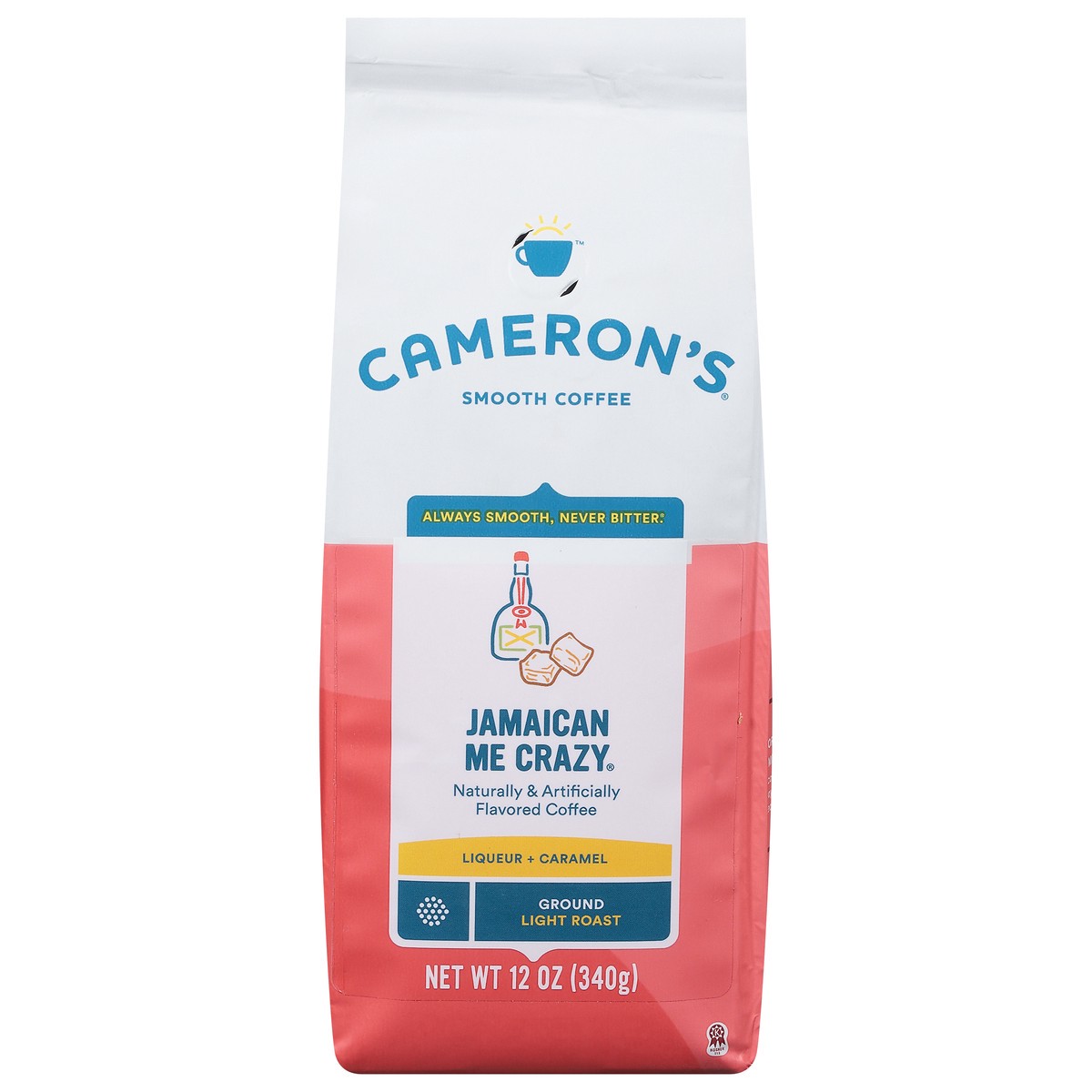slide 1 of 1, Cameron's Smooth Light Roast Ground Jamaican Me Crazy Coffee - 12 oz, 12 oz