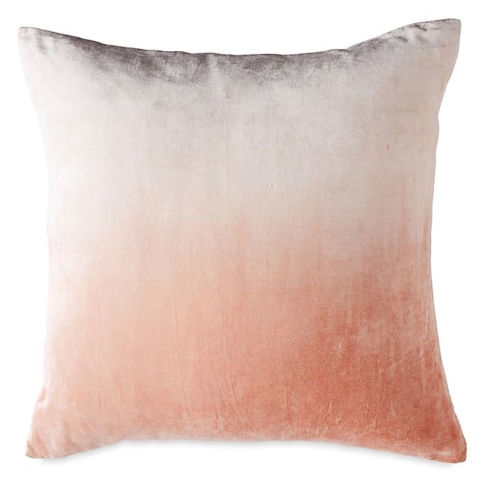 slide 1 of 1, Peri Home Iced Ombre Velvet European Pillow Sham - Blush, 1 ct