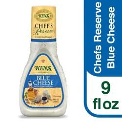 Ken's Steak House Chef's Reserve Blue Cheese With Gorgonzola Dressing 9 fl oz