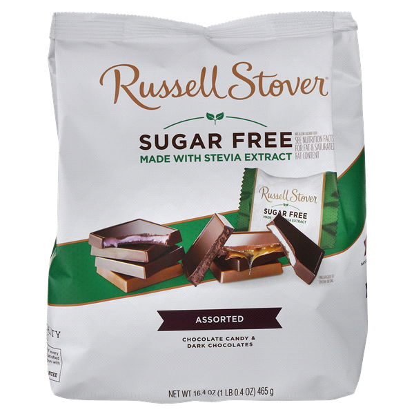 slide 1 of 1, Russell Stover Sugar Free Candy, Assorted Chocolates, 16 oz