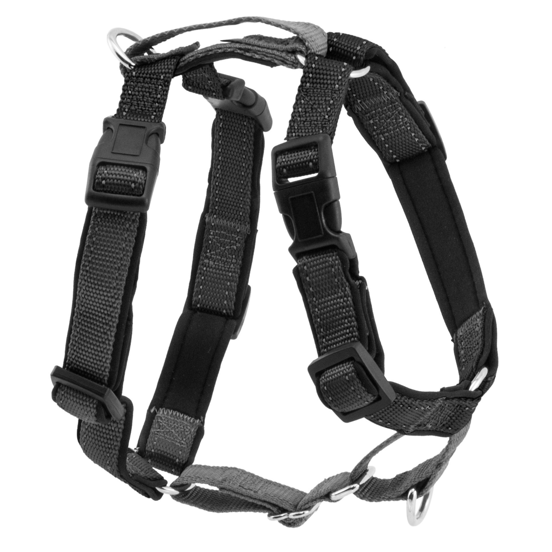 slide 1 of 1, PetSafe Black Three in One Harness, MED