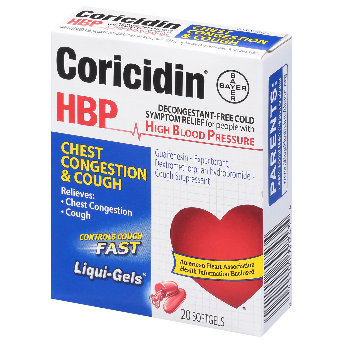 slide 3 of 9, Coricidin Chest Congestion And Cough, 20 ct