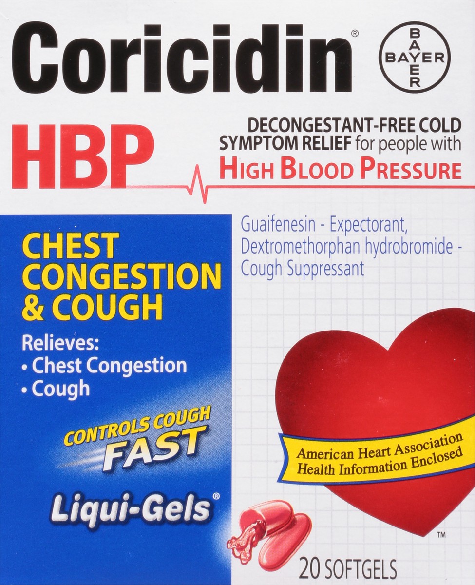 slide 6 of 9, Coricidin Chest Congestion And Cough, 20 ct