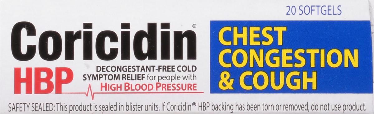 slide 9 of 9, Coricidin Chest Congestion And Cough, 20 ct