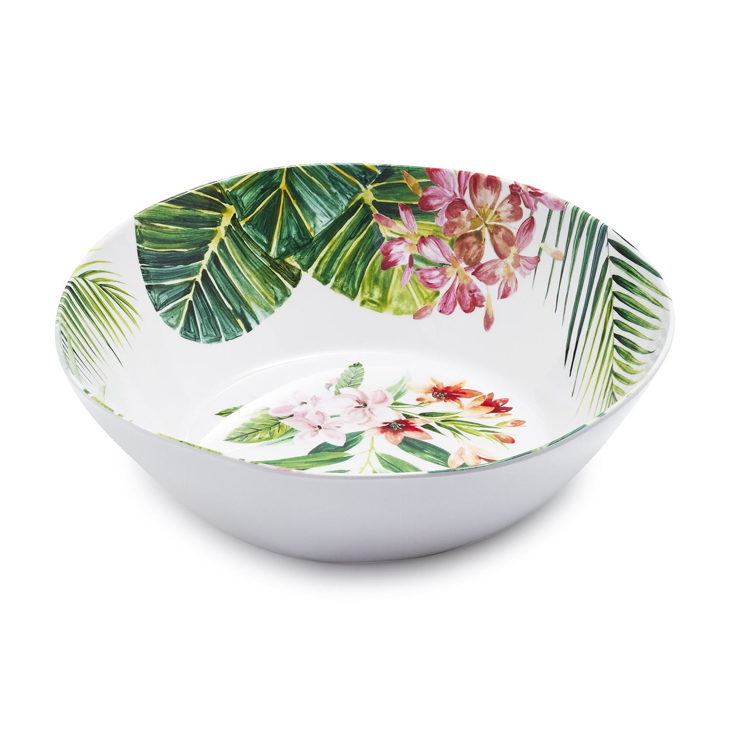 slide 1 of 1, Sur La Table Cabana Melamine Serving Bowl, 11.75 in