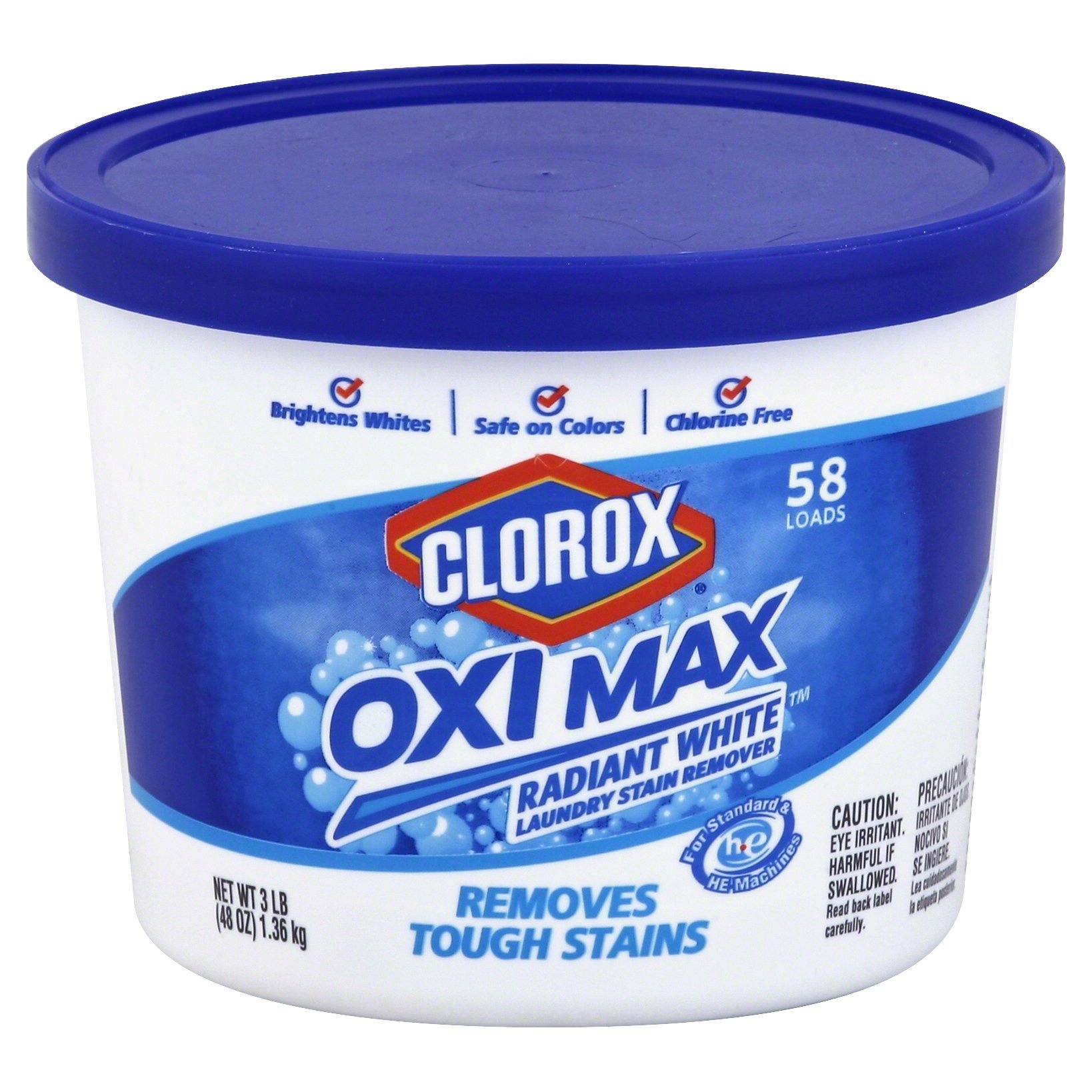 slide 1 of 3, Clorox Oxi Max Radiant White Laundry Stain Remover Powder, 3 lb