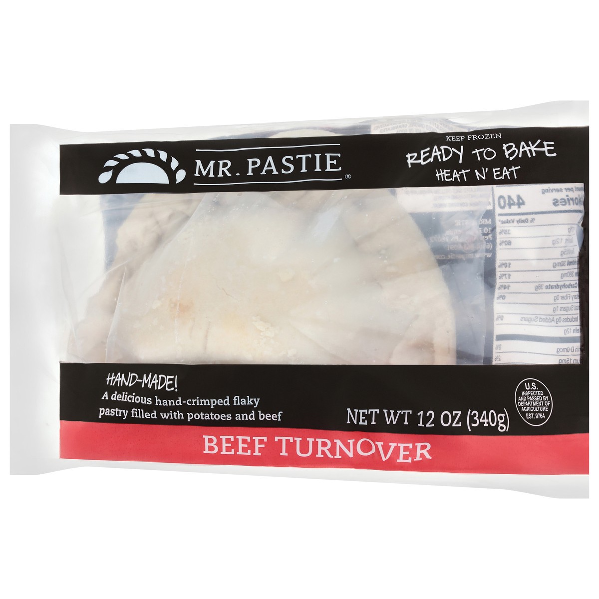 slide 2 of 4, Mr. Pastie Beef Turnover With Onions, 12 oz