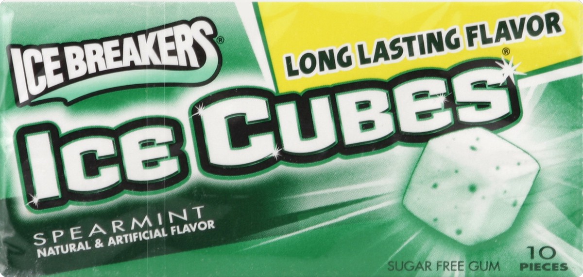 slide 5 of 6, Ice Breakers Suger Free Spearmint Gum, 10 ct