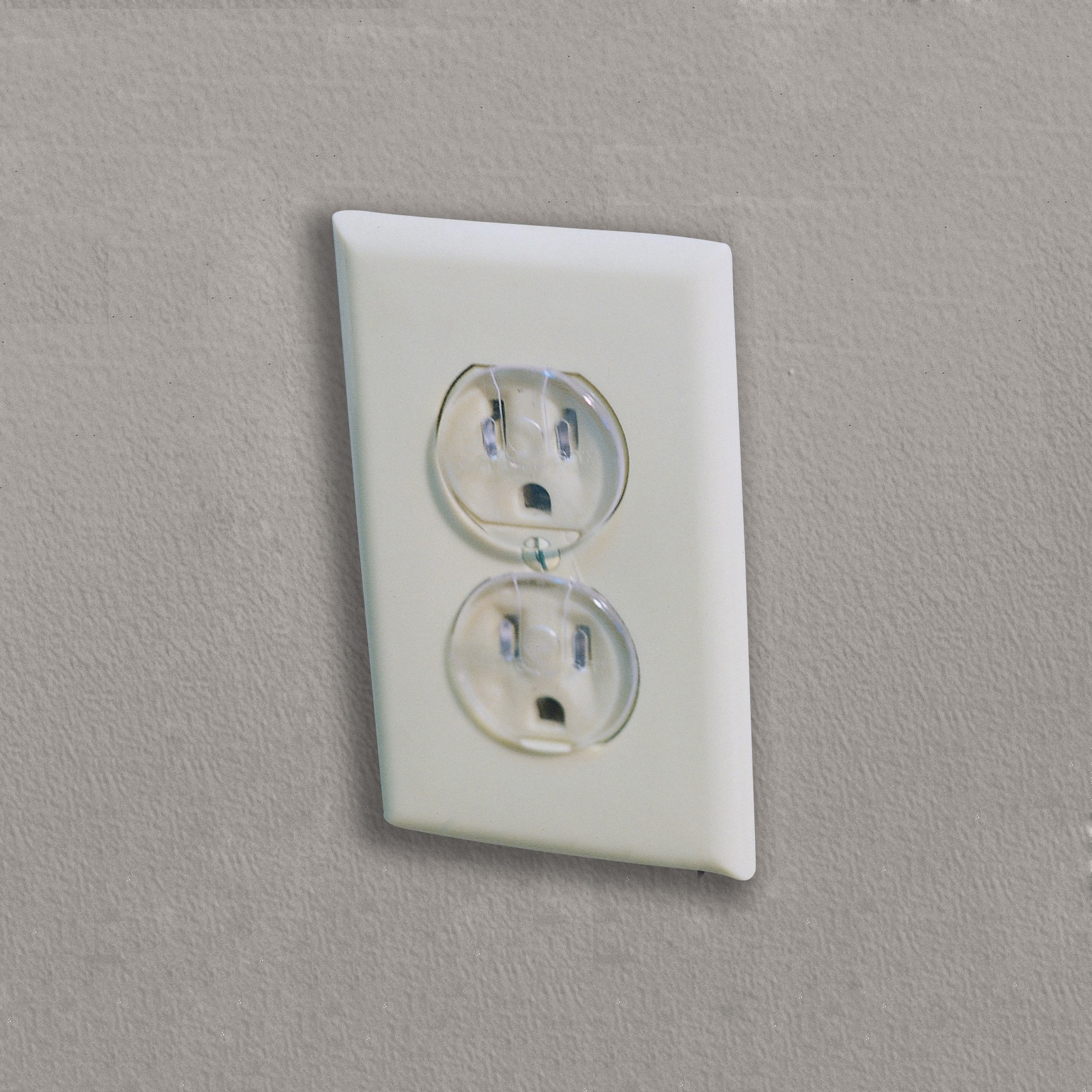 slide 3 of 9, Safety 1ˢᵗ Ultra Clear Plug Protectors (12pk),, 0.16 lb