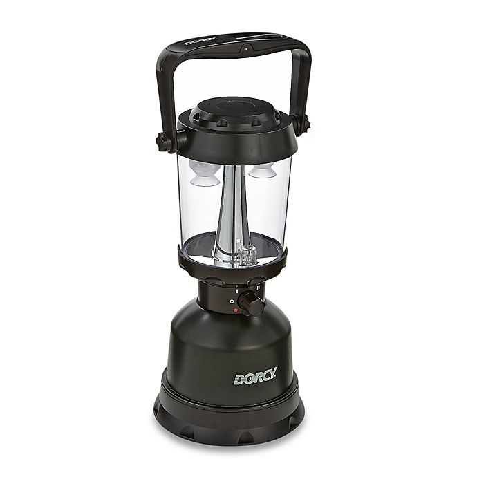 slide 1 of 1, Dorcy 360-Degree Battery Operated LED Twin Globe Lantern with Amber LED, 1 ct