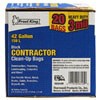 slide 4 of 5, Frost King3 mil Contractor Clean-up Bags, Black, 20 ct