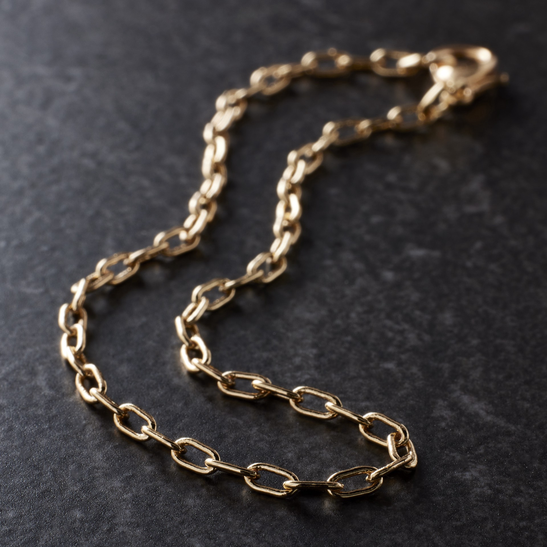 slide 2 of 3, 7.5" Gold Paperclip Charm Bracelet By Bead Landing, 7.5 in