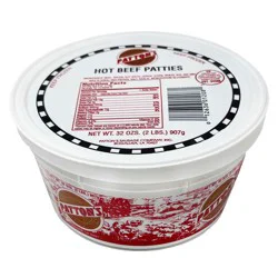 Patton's Hot Beef Patties