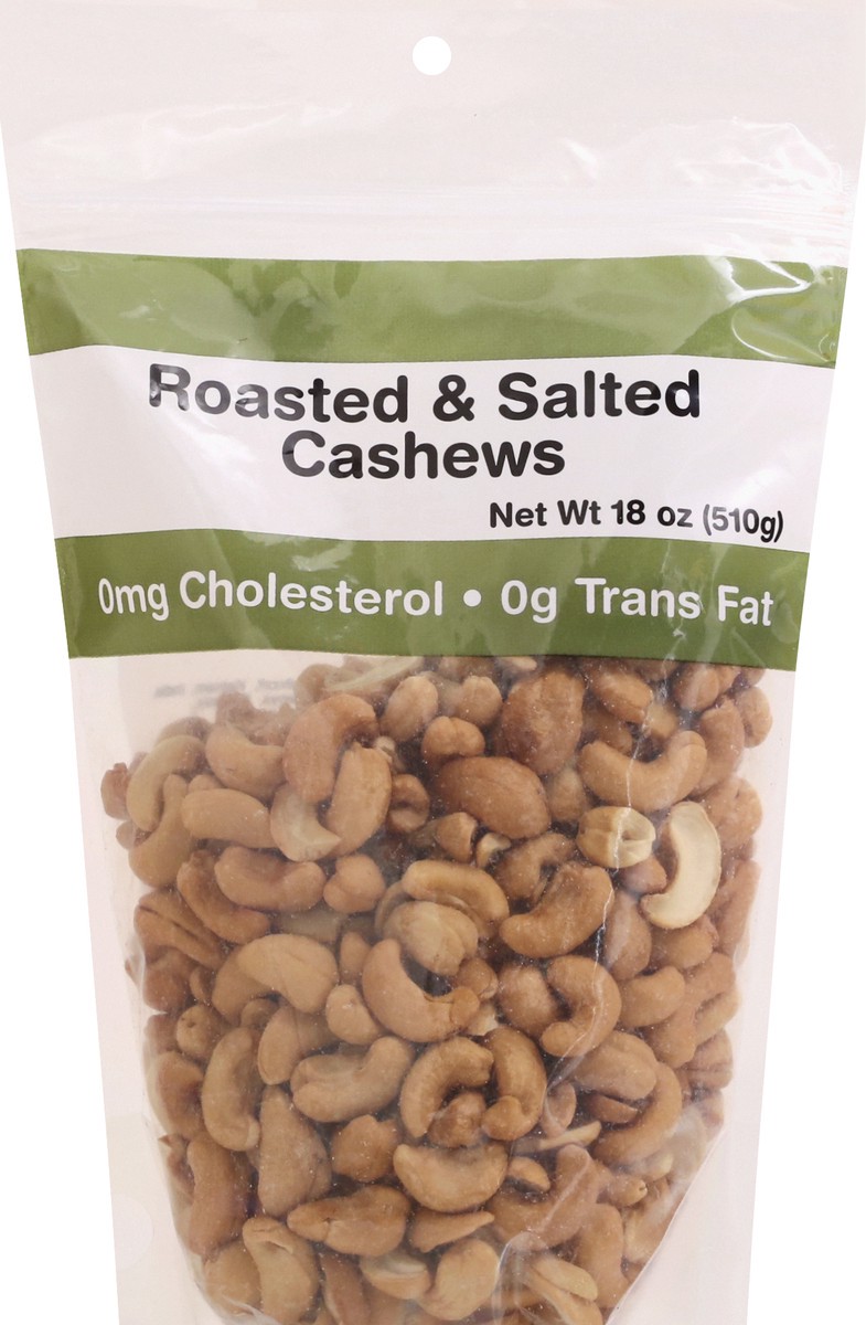 slide 9 of 10, DSD Merchandisers Roasted & Salted Cashews 18 oz, 18 oz