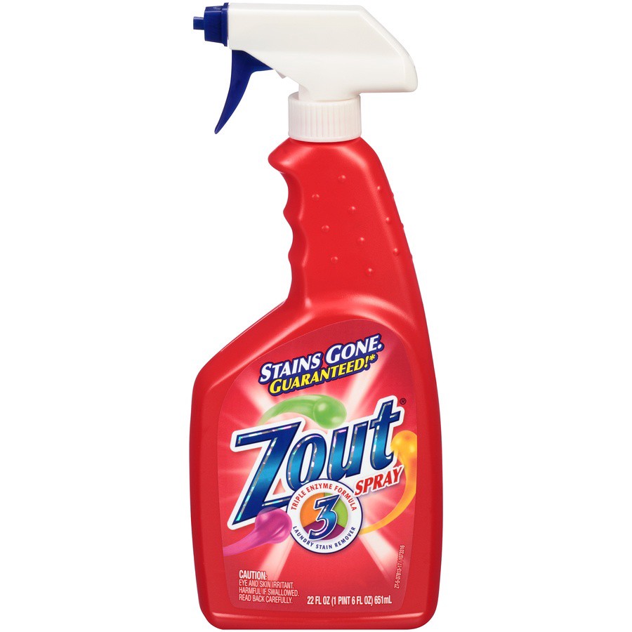 slide 1 of 6, Zout Spray Laundry Stain Remover 22 oz, 22 oz