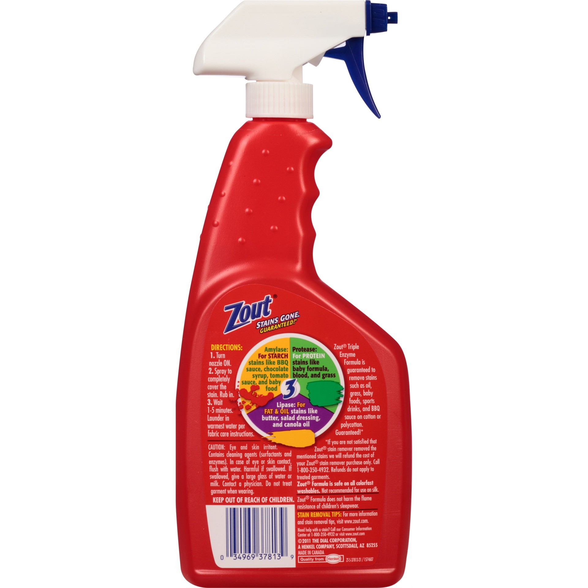 slide 6 of 6, Zout Spray Laundry Stain Remover 22 oz, 22 oz