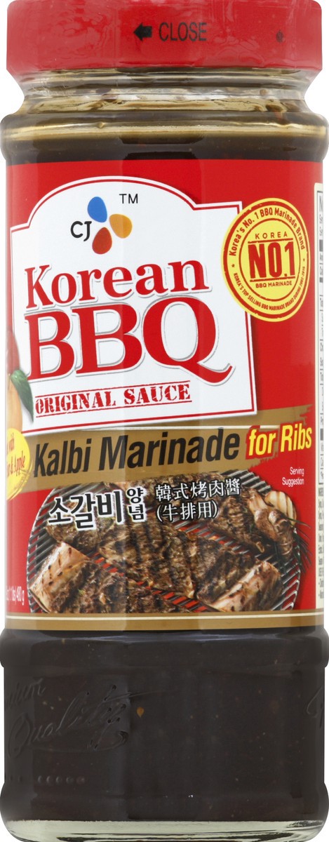 slide 2 of 2, CJ Korean Bbq Kalbi Marinade, 17.6 oz