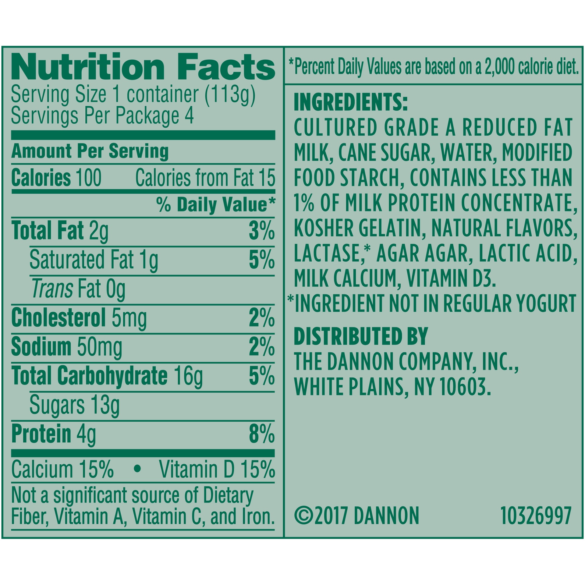 slide 8 of 8, Dannon Activia Lactose-free Blended Vanilla Probiotic Yogurt, 4 ct; 4 oz