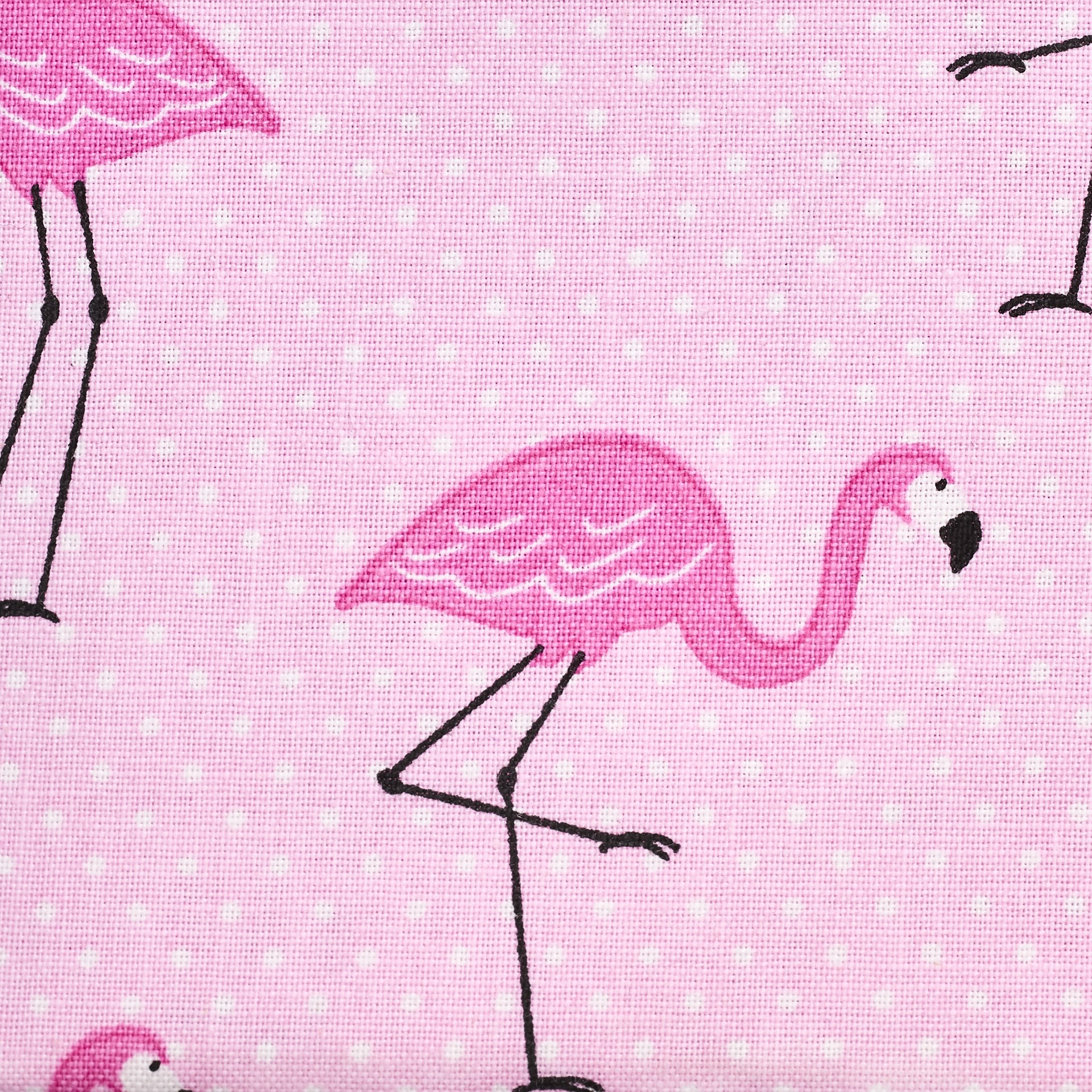 slide 2 of 3, Flamingo Fabric By Loops & Threads, 18 in x 21 in