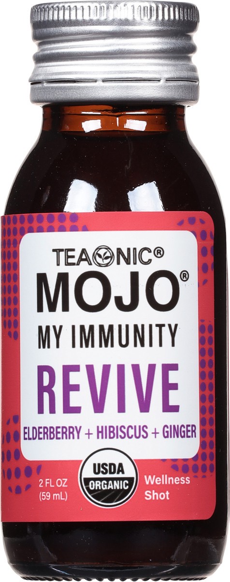 slide 10 of 14, Teaonic Mojo My Immunity Revive Elderberry + Hibiscus + Ginger Wellness Shot - 2 fl oz, 2 fl oz