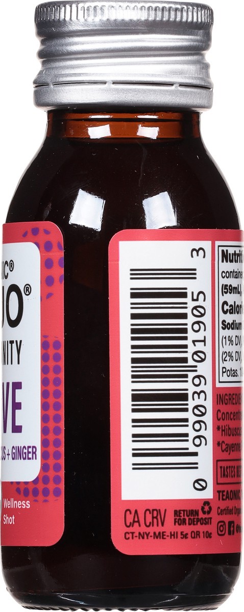slide 6 of 14, Teaonic Mojo My Immunity Revive Elderberry + Hibiscus + Ginger Wellness Shot - 2 fl oz, 2 fl oz