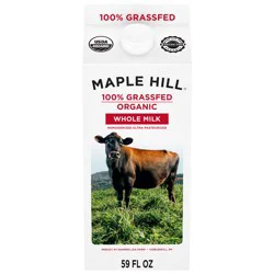 Maple Hill Organic Whole Milk 0.5 gal