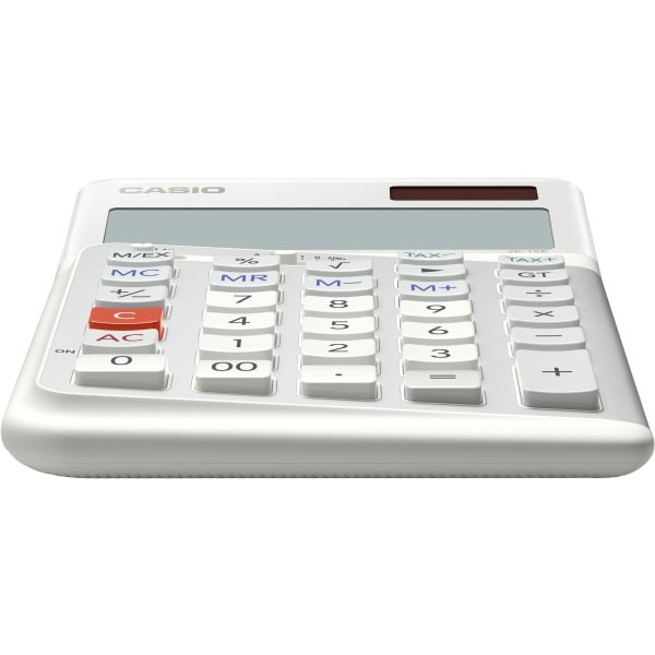 slide 3 of 4, Casio Je-12E Compact Ergonomic Calculator, White, 1 ct