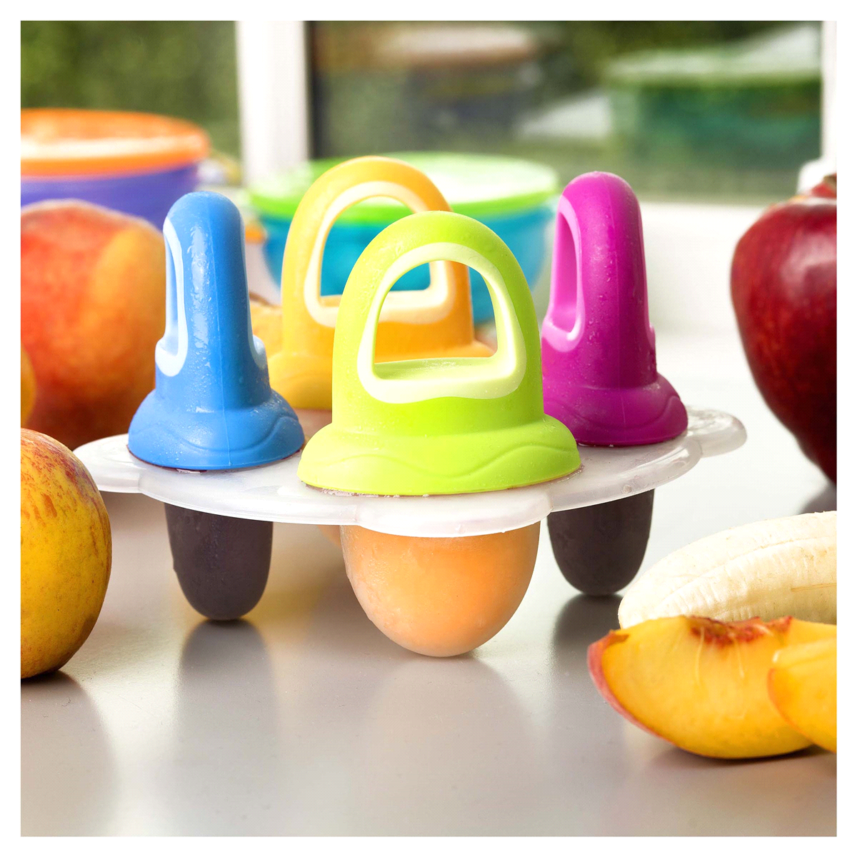 slide 4 of 9, Nuby Garden Fresh Food Popsicle Tray, 1 ct