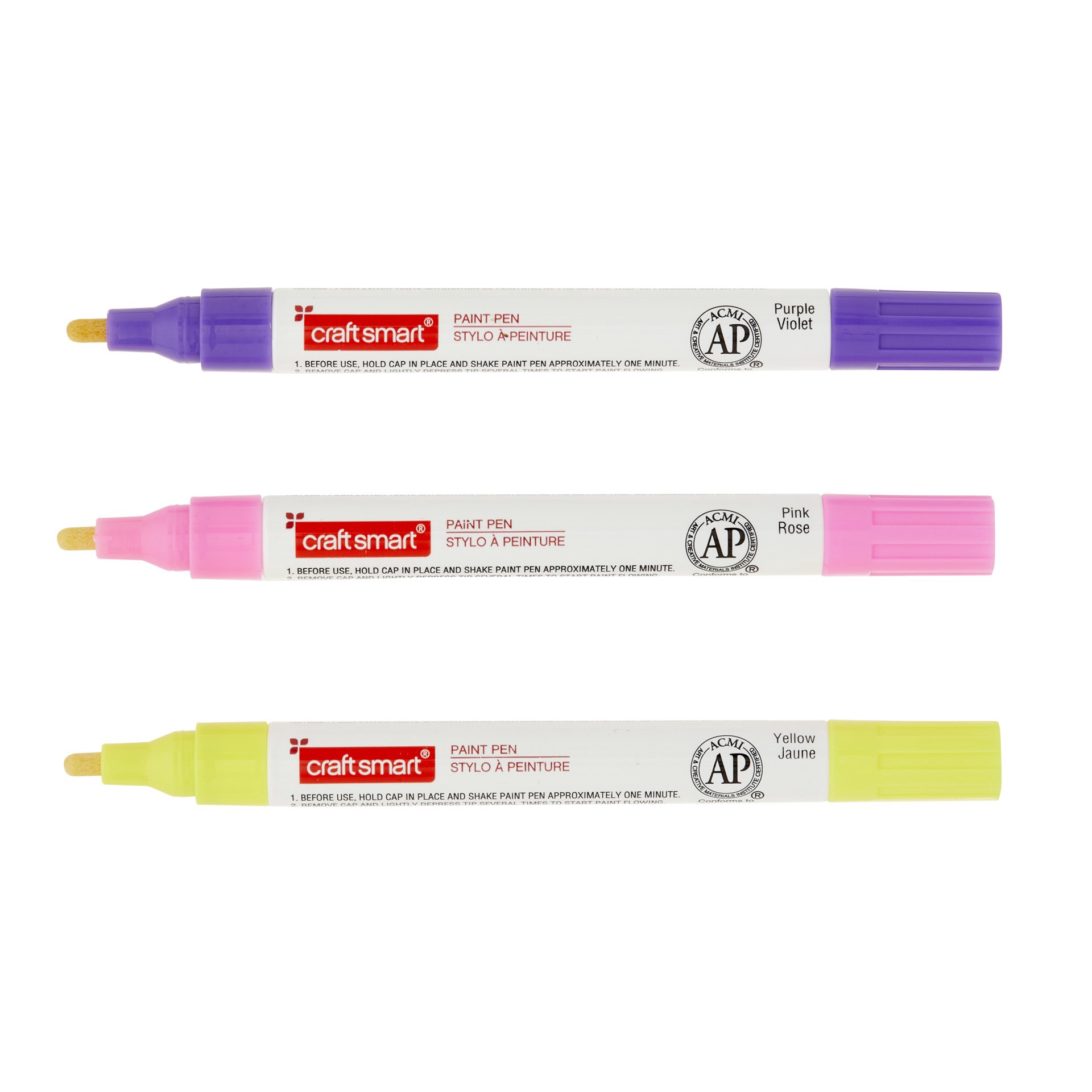 slide 3 of 3, Craft Smart Craftsmart Paint Pen, Broad Line 3 Pc — Easter, 3 ct