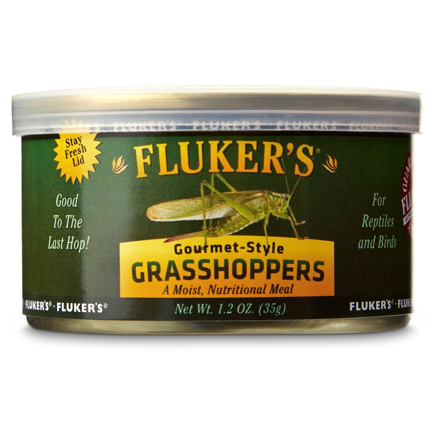 slide 1 of 1, Fluker's Gourmet Style Grasshoppers Reptile Food, 1.2 oz