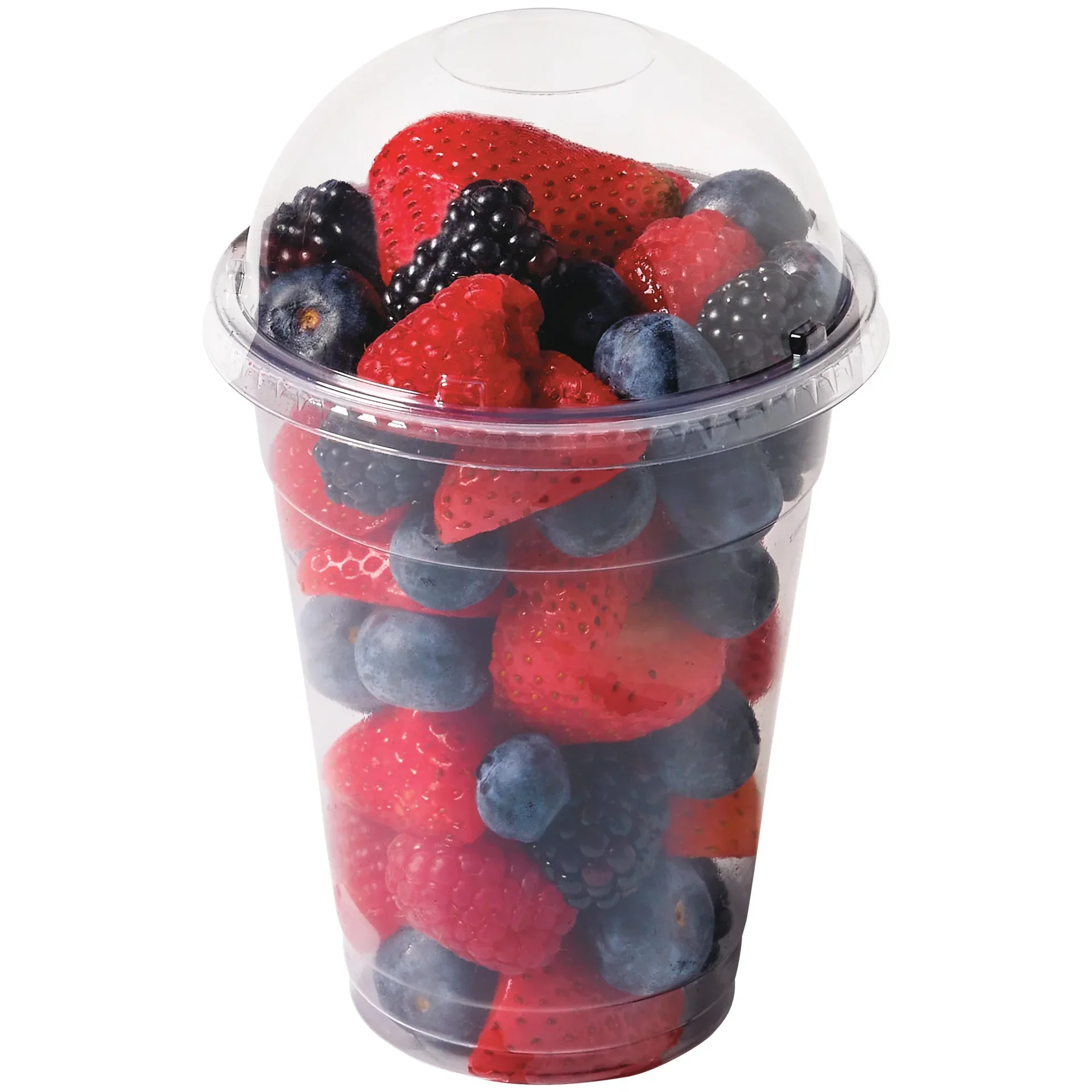 slide 1 of 1, H-E-B Fresh Mixed Berries Fruit Cup, per lb