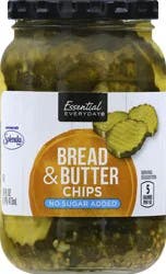 Essential Everyday No Sugar Added Bread & Butter Pickle Chips