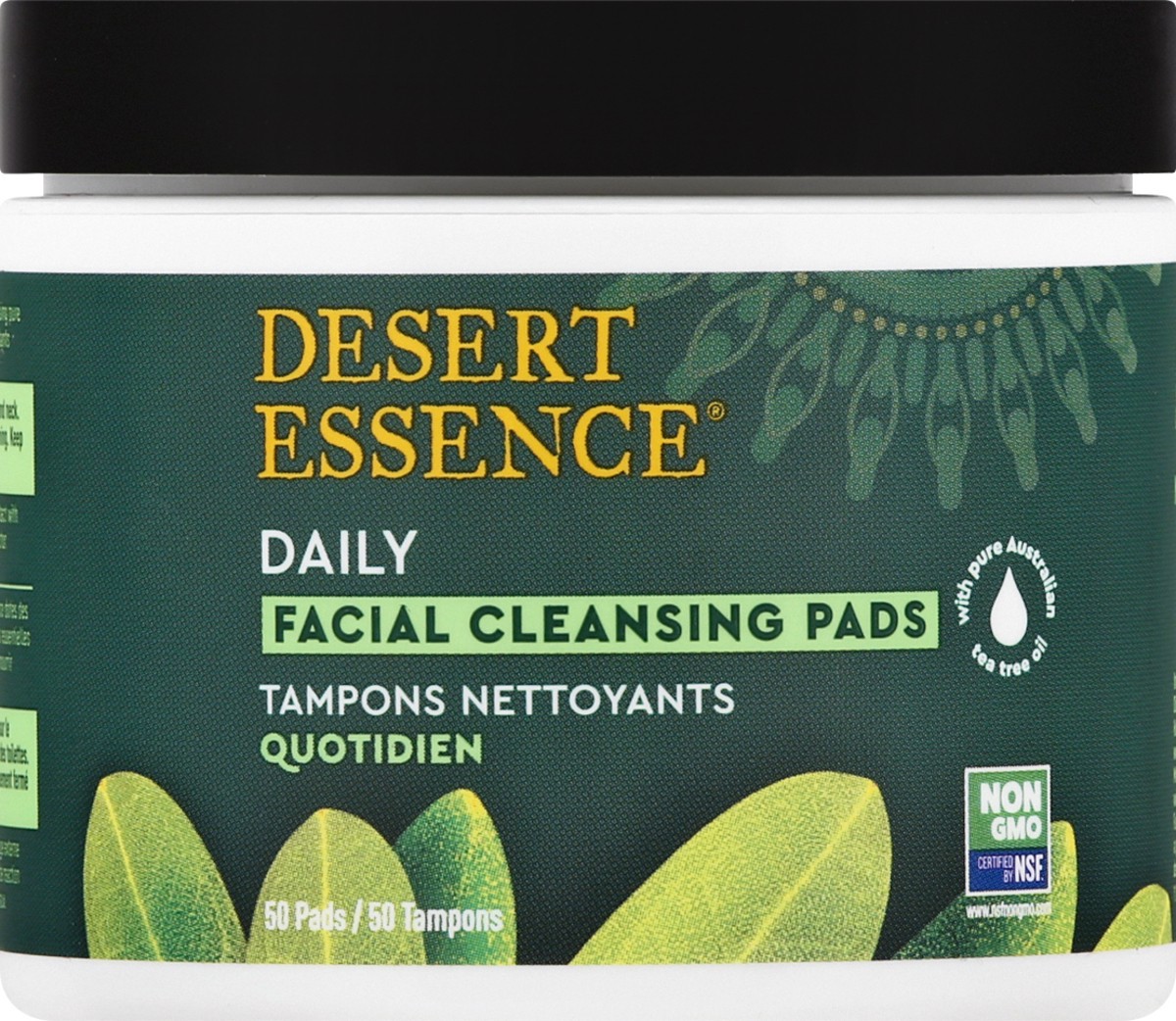 slide 10 of 12, Desert Essence Tea Tree Oil Facial Cleansing Pads, 50 ct