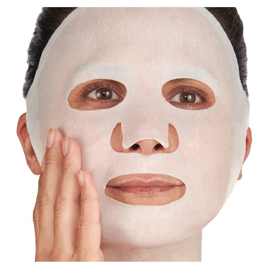 slide 2 of 3, No7 Restore & Renew Serum Boost Sheet Mask, 0.82 oz