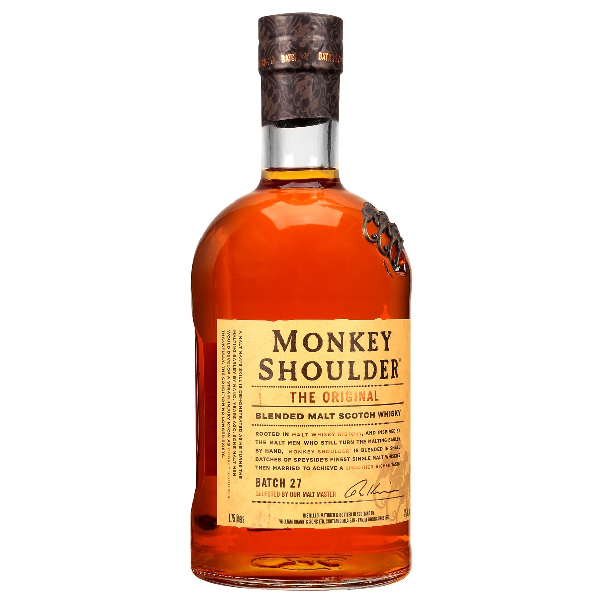 slide 7 of 10, Monkey Shoulder Blended Malt Scotch Whisky 1.75L, 1.75 liter