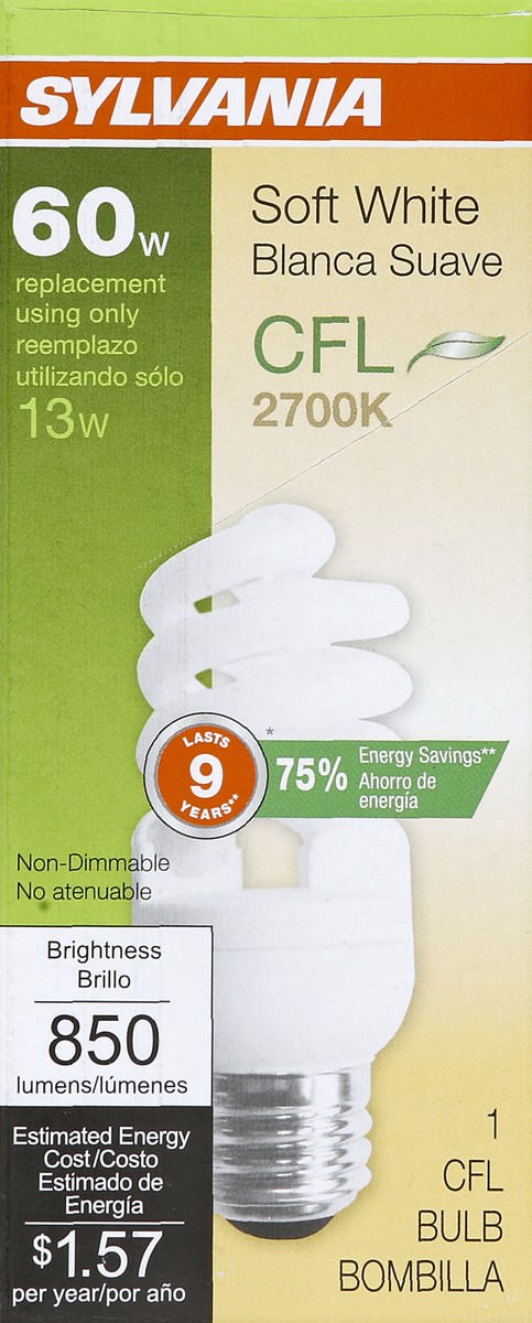 slide 4 of 4, Sylvania Light Bulb 1 ea, 1 ea