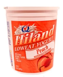 Hiland Dairy Peach Yogurt - 32 oz