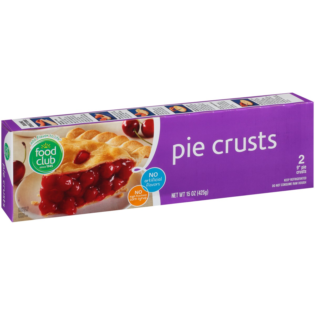 slide 9 of 13, Food Club Rolled Pie Crust, 2 ct; 15 oz