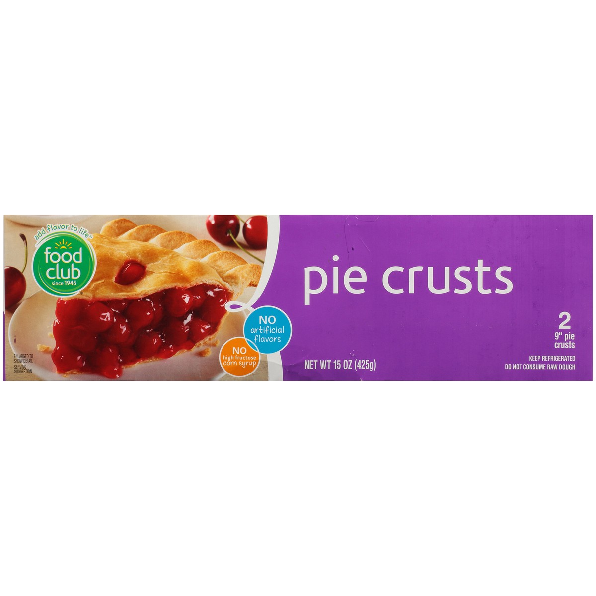 slide 10 of 13, Food Club Rolled Pie Crust, 2 ct; 15 oz