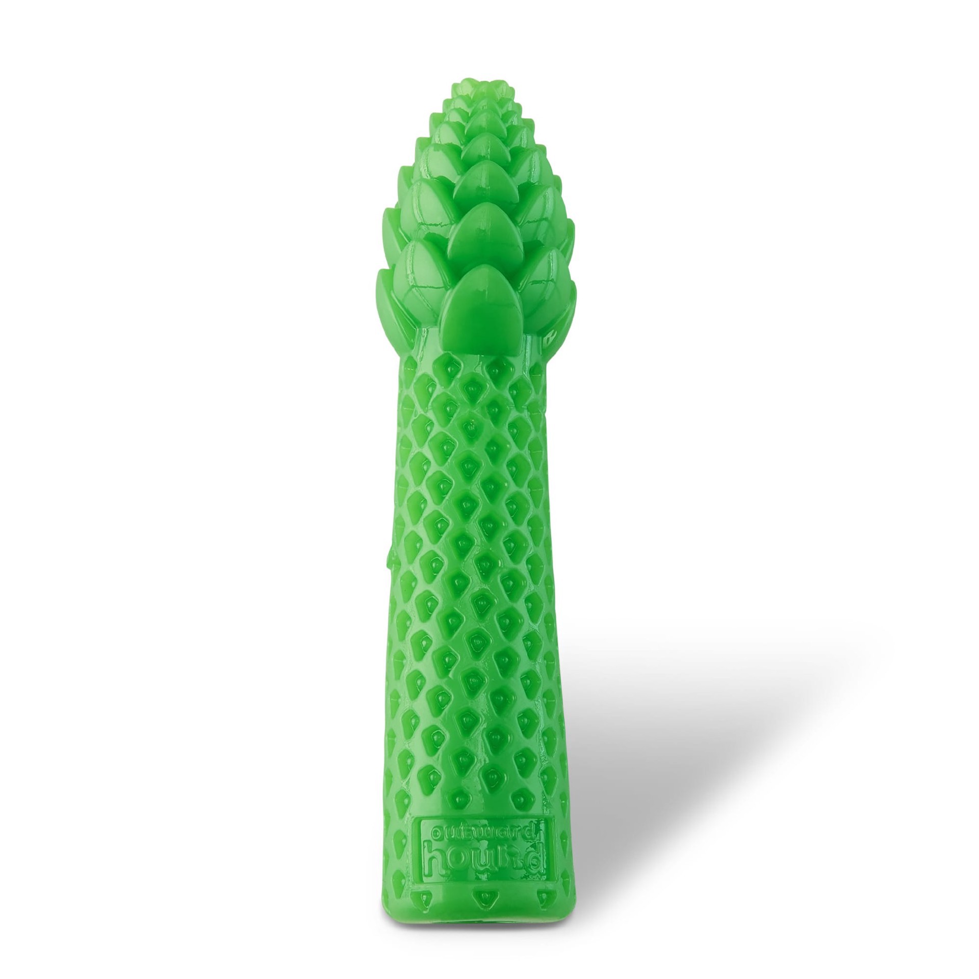 slide 1 of 1, Outward Hound Green Dental Asparagus Dog Toy, Small, 1 ct